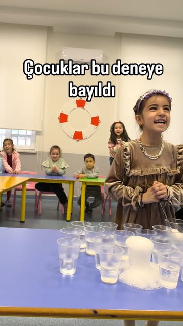 Deney yapıyoruz: Gizli olanı bul.... Çocuklar çok mutlu oldu