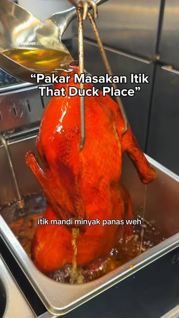 Makan itik seekor. Pakar masakan itik di restaurant That Duc