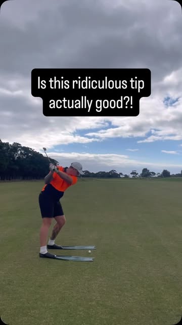 We tried the dumbest tip on the internet 🤿⛳️#golf #golfaust