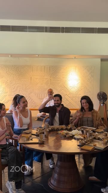Wamiqa Gabbi, Ayushmann Khurrana and Rakul Preet Singh servi